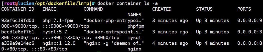 Sử dụng docker để tạo hình ảnh lnmp phân tán